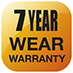 7 Year Wear Warranty